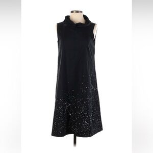 Constellation shift dress in black, size med